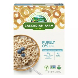 Cascadian Farm Purely O's Cereal 8.6 oz (Pack of 12)
