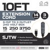 Iron Forge Cable 10 Ft Extension Cord with 3 Outlets