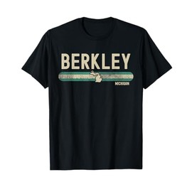 Berkley MI | Michigan | Travel & 80s Style T-Shirt