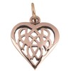 Windalf Pendant Amina Height: 2.1 cm Celtic Heart Elegant Bronze,