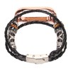 Leather Strap for Xiaomi 7 NFC Bracelet Metal Buckle Ethnic
