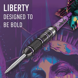 DW Liberty 90% Tungsten Steel Tip Darts 25G, Precision Balanced, Accurate and Durable - Perfect for Professional and Recreational Players