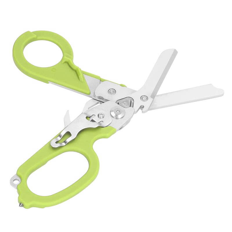 Folding Scissors Stainless Steel Clear Scale Wind Breaker Cutter Wrench