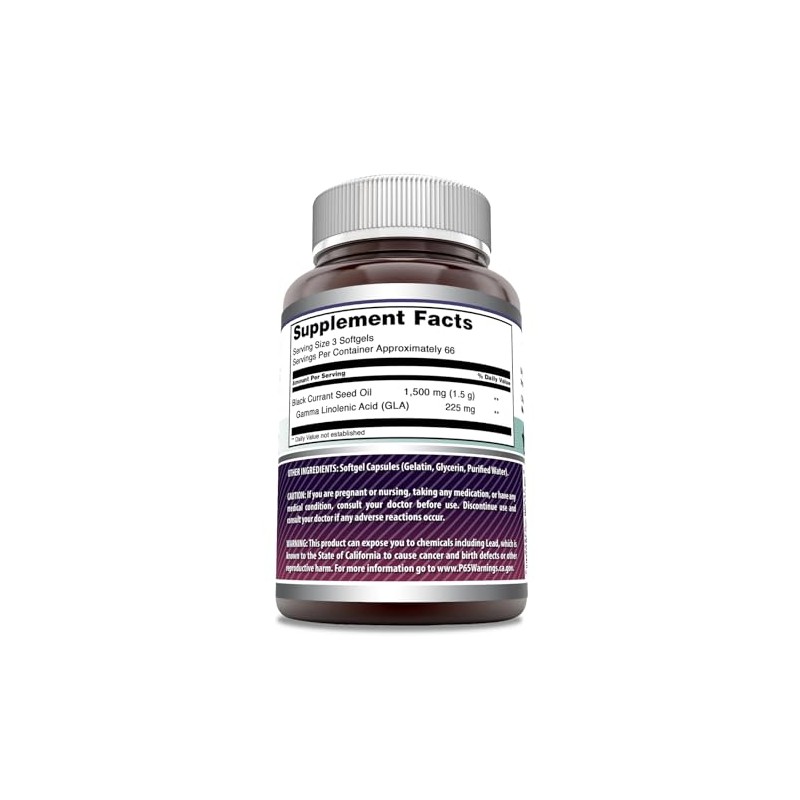 Amazing Nutrition Aceite de Grosella Negra Amazing Formulas 1500