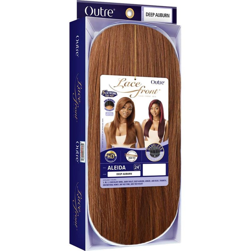 Outre Lace Front Wig - Aleida (DARK VIOLET)