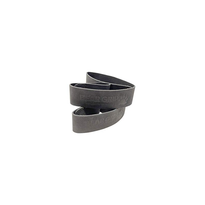 BEAR GRIP - Leather Weight Lifting Straps for Gym, Bodybuilding,