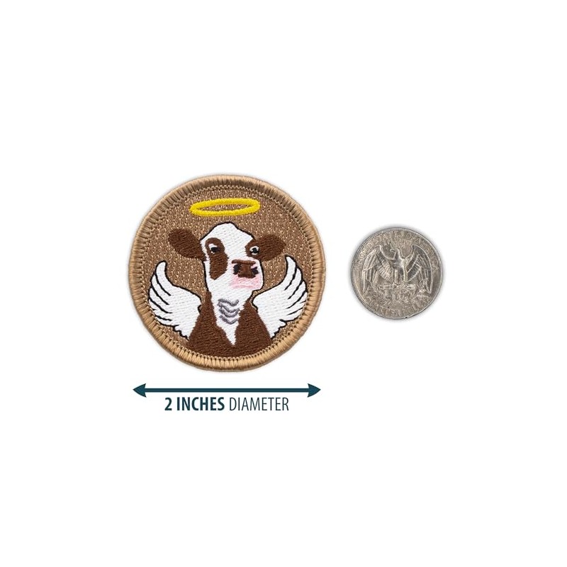 Holy Cow Patrol Patch - 2" Round! (Sew-on)