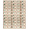 Benjamin Franklin Credo Issue Complete Sheet of 50 Four Cent