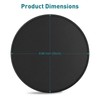 5-Pack Round Mouse Pads with Stitched Edge, Premium-Textured, Non-Slip, 8.7