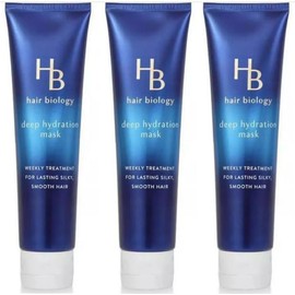 Hair Biology Deep Hydration Mask with Biotin, Paraben and Dye Free 5.0 FL Oz - Pack of 3
