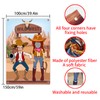 MELTELOT Western Party Photo Door Banner, 5x3ft Cowgirl Cowboy Party