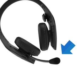 LEFXMOPHY for BlueParrott S650-XT Noise canceling Headset Microphone Blue Parrott Foam Pop Filter Windscreen Mic Cover Accessories, 3-Pack