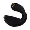 XDhair Black Clip in Hair Extensions Human Hair 100g 16