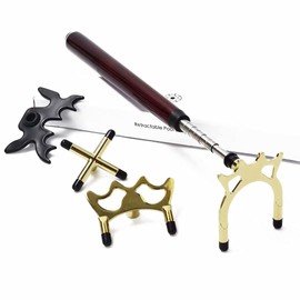 Collapsar Retractable Billiards Pool Cue Stick Bridge with Removable Metal Bridge Head,Billiards Pool Cue Accessory for Pool Table