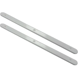Merriway® BH07113 (10 Pcs) White Plastic Drawer Slides 310 mm (12.5 Inch) x 16 mm x 6 mm - Pack of 10 Pieces