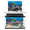 PVC Adhesive Underwater Coral Aquarium Fish Tank Background Poster Backdrop