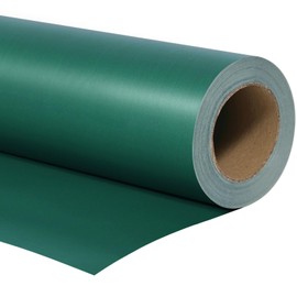 Shindel Green Wrapping Paper Roll, 15" x 450" Bulletin Board Paper Kraft Paper Roll Gift Wrapping Paper for Bouquet Poster DIY Crafts