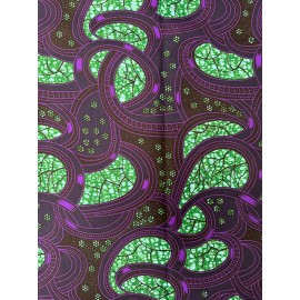 Unbranded Polyester Veritable Ankara Wax Print- Sell by 6 Yards-Men/Wome