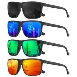 KALIYADI Mens-Sunglasses Polarized Sunglasses-for-Men: Classic Men Sunglasses Polarized UV Protection for Fishing Driving