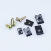 Glvaner Clip Nuts, Bolt Nuts, U-Nuts, Bolt Nuts Set, Gold