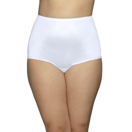 Vanity Fair Women's Perfectly Yours Ravissant Tailored Nylon Brief Panty - Size 8 - Star White