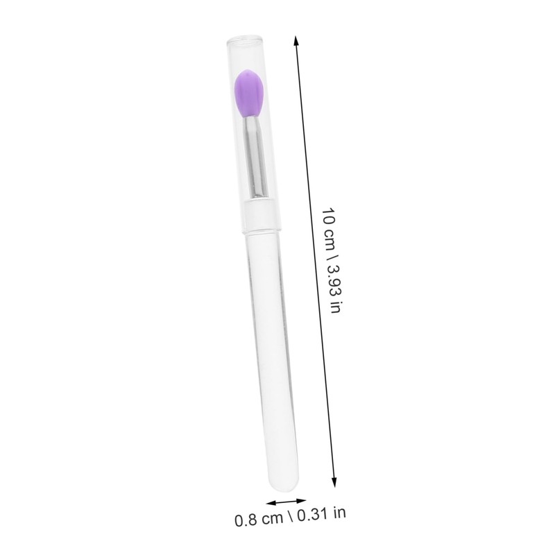 SAFIGLE 6pcs Lip Brush Covers Multi-purpose Lip Makeup Applicators for