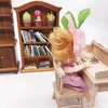 1:12 Dollhouse Miniature Furniture Wood Bookcase Bookshelf Cabinet Home Decor