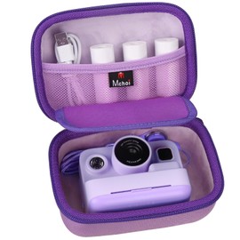 Mchoi Hard Case Suitable for Dylanto Kids Camera Instant Print,1080P Kids Instant Camera, Shockproof Kids Camera Carrying Protective Case, Case Only, Purple