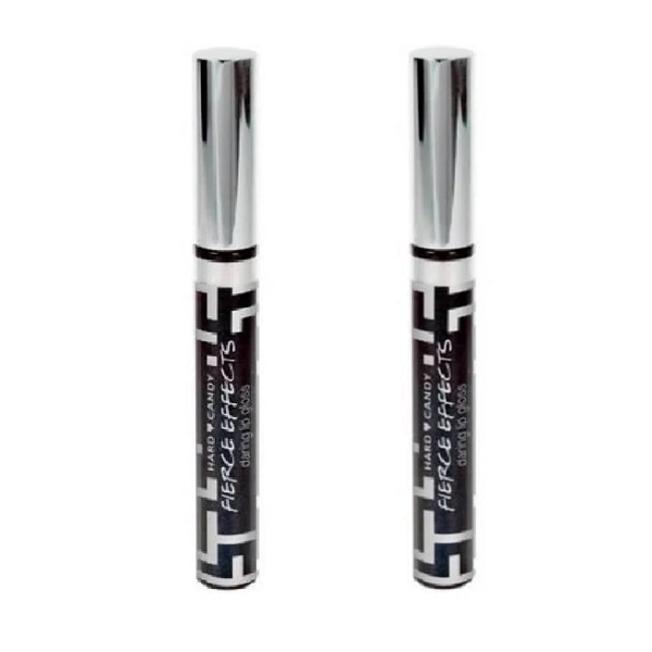 Hard Candy Pack of 2 Fierce Effects Daring Lip Gloss,