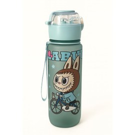 Reusable Kids Water Bottle with Flip Top Lid – 24oz / 700ml Leakproof Travel Bottle, Cute Cartoon Bunny Design, BPA-Free, for School, Sports, and Outdoor Use
