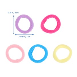 VICASKY 200pcs Ties for Boys and Girls Gentle No Damage Hair Elastics for for Everyday Use