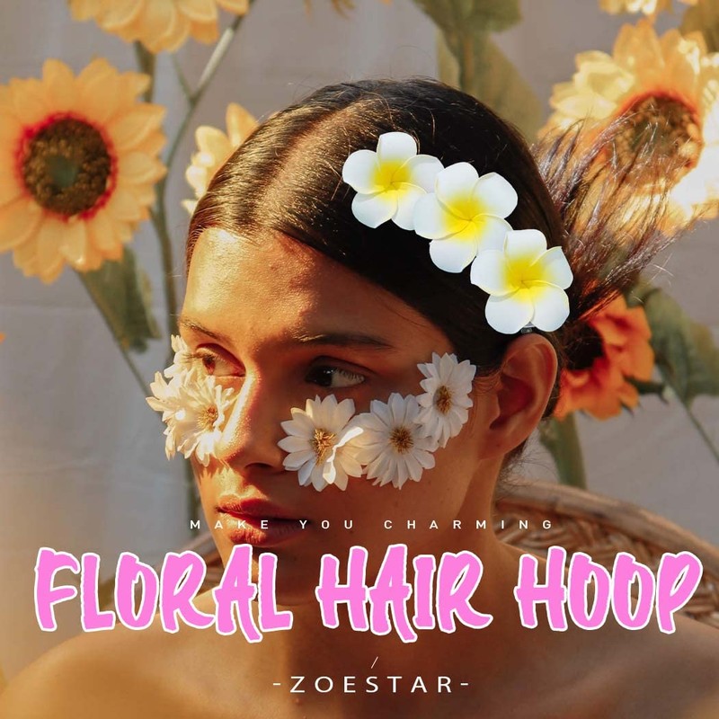 Zoestar Hawaii Plumeria - Horquillas para el pelo (3 unidades,