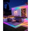 Aclorol LED Neon Rope Light 4M 240 LEDs Flexible USB