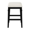 Hillsdale, Arabella Wood Backless Counter Height Stool with Tapered Legs,