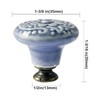 Perphin 1-2/5 inch Ceramic Kitchen Cabinet Knobs for Drawer Dresser