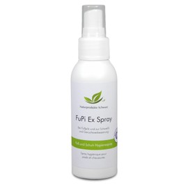 Naturprodukte Schwarz - FuPi Ex - Fußspray gegen Fußpilz, Fußschweiß & Fußgeruch - Mit naturreinem Premium Teebaumöl, 100ml