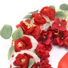 Artificial Heart Shaped Wreaths Wedding Wreaths Fake Flowers Decoration for