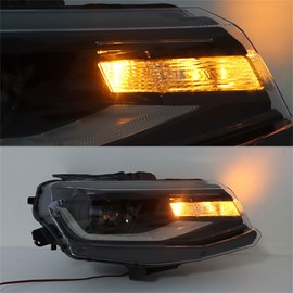 munirater Headlight Assembly Replacement for 2016-2022 Camaro Right Headlamp HID/Xenon Model with DRL Passenger Side 84364824