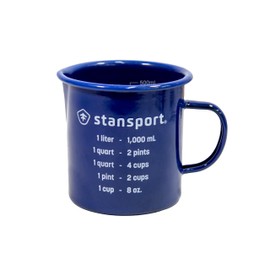 Stansport Enamel Measuring Cup with Spout 15988
