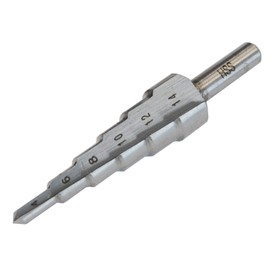 Faithfull FAISD412 HSS Cone Step Drills 4 - 14mm x 2mm
