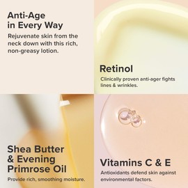 Paula's Choice Retinol Skin-Smoothing Body Lotion Treatment, Body Cream with Shea Butter, Vitamin C & E Lotion, All Skin Types, Anti-Aging Body Moisturizer, Reduce Dryness, Fragrance-Free, 4oz