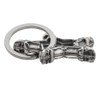 ArtemisClassic Classic Star Carabiner Keychain, Keyring, ACK0052, Silver Accessories, Men's,