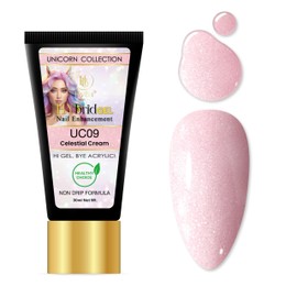 HYBA UNICORN Hybrid Gel Nail Polish, Single Tube (Celestial Cream)