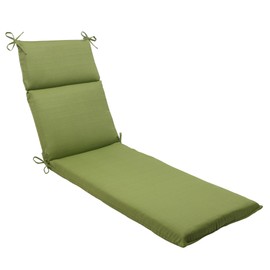 Pillow Perfect Outdoor/Indoor Forsyth Kiwi Chaise Lounge Cushion, 1 Count (Pack of 1), Green