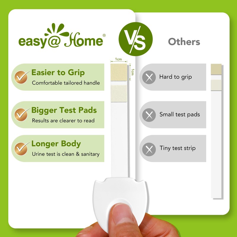 Easy@Home Urinary Tract Infection Test Strips - 3 Pack UTI