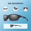 Duduma Polarized Sports Sunglasses for Men Women Running Cycling Fishing