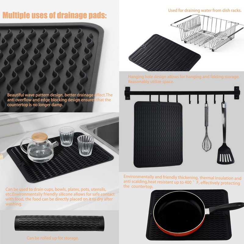 NiuYichee Stainless Steel Dish Drying Rack(15.2"L X 11"W X 5.3"H),