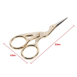 Stork Scissors, Stainless Steel Stork Sewing Scissors, Craft Scissors, Embroidery Scissors, Sewing Scissors for Tailors, Artwork
