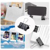 CHENLONB Double Clips 25mm 30pcs Metal Document Organizer Paper Clips