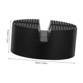 GANAZONO High-Durability Rubber Jack Pad Stabilizer Pad for Car Maintenance Noise Vibration Control 100mm Black